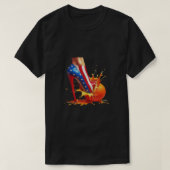 High Heels Crushing Sinaasappels Kamala Harris Tsh T-shirt (Design voorkant)