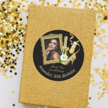 High Heels en Champagne Birthday Hartelijk dank