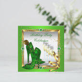 High Hiel Shoes Champagne Green Gold Silver 2 Kaart (Staand voorkant)