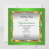 High Hiel Shoes Champagne Green Gold Silver 2 Kaart (Achterkant)