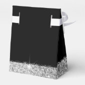 High Hiel Stiletto Shoe Black Silver Birthday Bedankdoosjes (Achterkant)