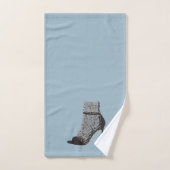 High Hiel Stilettos Black Bathroom Towel set Bad Handdoek (Handdoek)