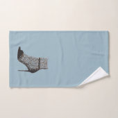 High Hiel Stilettos Black Bathroom Towel set Bad Handdoek (Handdoek)