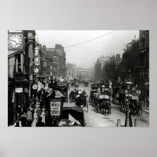 High Holborn, Londen, c.1890 Poster (Voorkant)