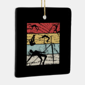 High Jump Retro Keramisch Ornament (Rechts)