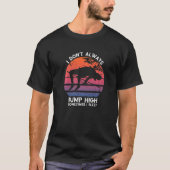 High Jump Retro Soms slaap ik high Jumping Hig T-shirt (Voorkant)