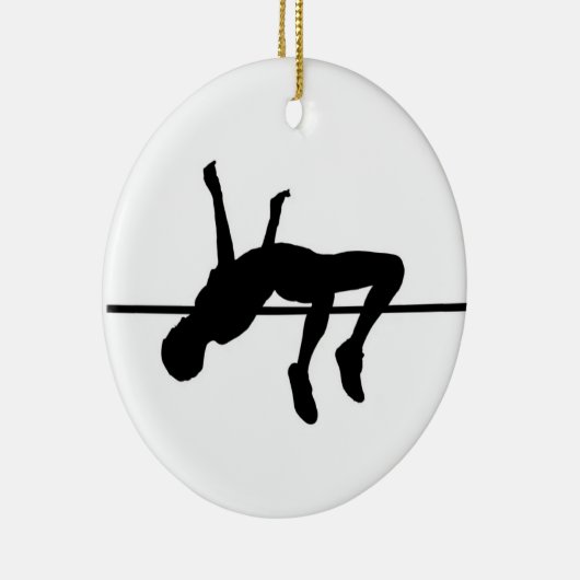 High Jump Track en Field Ornament (Rechts)