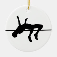 High Jump Track en Field Ornament