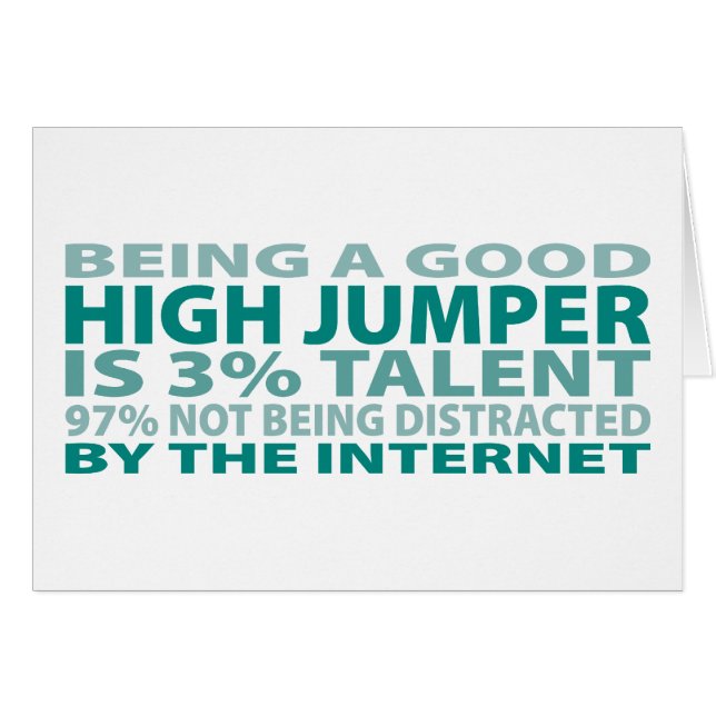 High Jumper 3% Talent (Voorkant Horizontaal)