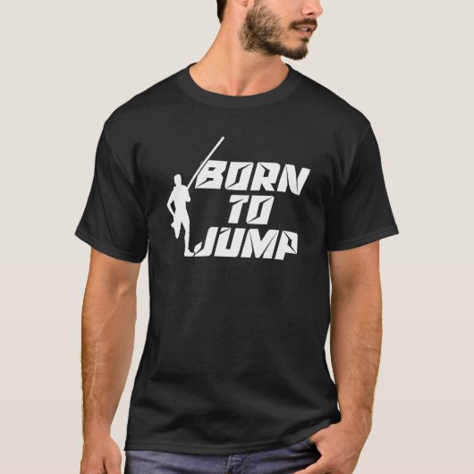 High Jumper Athletics Track & Field High Jumping T-shirt (Voorkant)