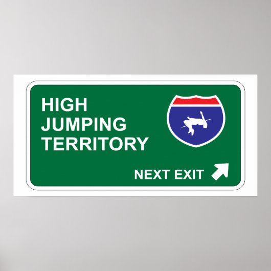 High Jumping Next Exit Poster (Voorkant)