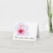 high-key-sakura-blossom-800, Het leven is een tuin Kaart (Voorkant)