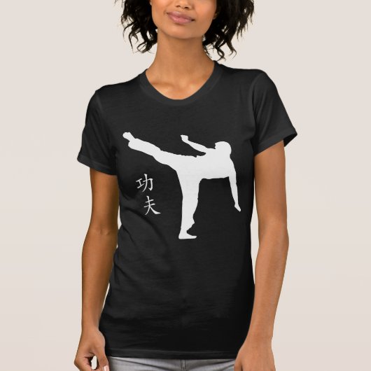 High Kick/Kung Fu Kanji T-shirt (Voorkant)