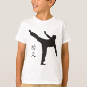 High Kick/Kung Fu Kanji T-shirt (Voorkant)