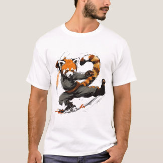 High Kick Red Panda T-shirt
