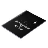 High krijgen is mijn baan - vliegtuigmuren notitieboek (Linkerzijde)