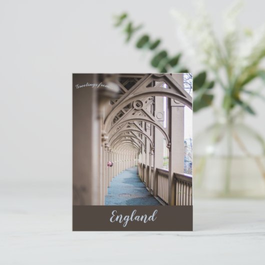 High Level Bridge Newcastle Upon Tyne England Briefkaart (Staand voorkant)