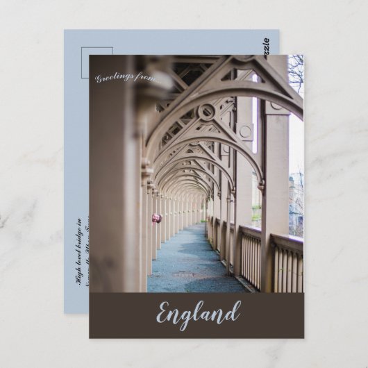 High Level Bridge Newcastle Upon Tyne England Briefkaart (Voorkant / Achterkant)