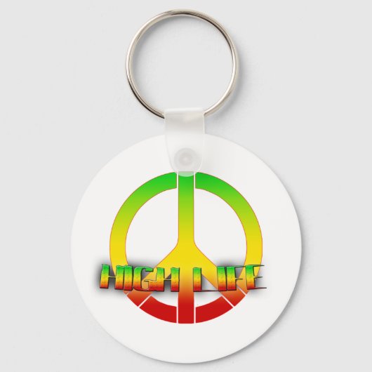 High Life Key-chain (Rastafarian Love) Sleutelhanger (Voorkant)