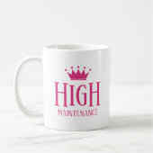 High Maintenance diva princess crown Koffiemok (Links)
