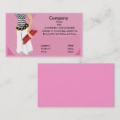 High Mode Boutique Business Card-sjabloon Visitekaartje (Voorkant / Achterkant)