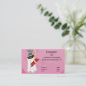 High Mode Boutique Business Card-sjabloon Visitekaartje (Staand voorkant)