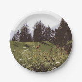 High Mountain Paradise papieren borden Papieren Bordje (Voorkant)