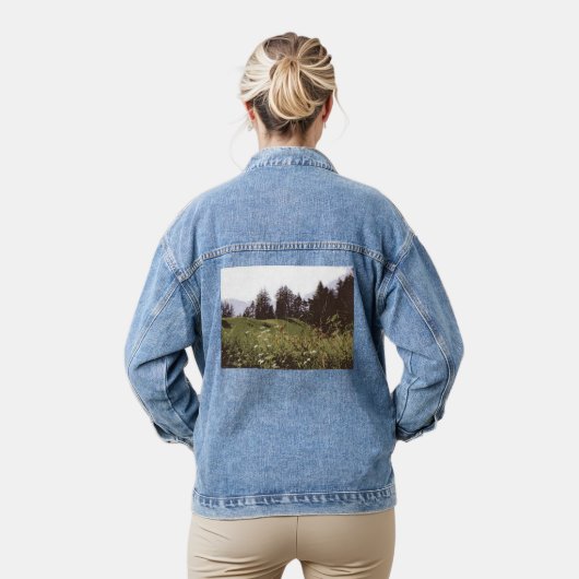 High Mountain Paradise vrouwen denim jas Jacket (Model)