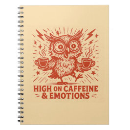 High on Caffeïne & Emoties Notitieboek
