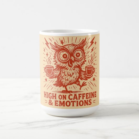 High on Caffeine & Emotions Koffiemok (Center)