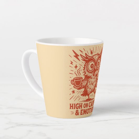 High on Caffeine & Emotions Latte Mok (Linkerhoek)