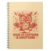 High on Caffeine & Emotions Notitieboek (Voorkant)