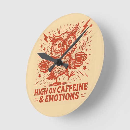 High on Caffeine & Emotions Ronde Klok (Hoek)