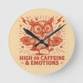 High on Caffeine & Emotions Ronde Klok (Voorkant)