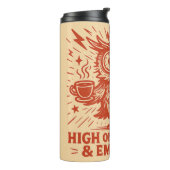 High on Caffeine & Emotions Thermosbeker (Gedraaid links)