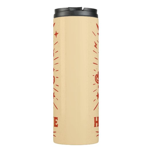 High on Caffeine & Emotions Thermosbeker (Achterkant)