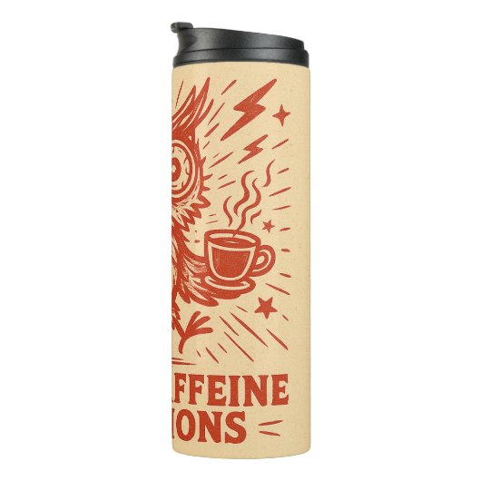 High on Caffeine & Emotions Thermosbeker (Geroteerd rechts)