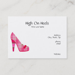 High on Heels Visitekaartjes