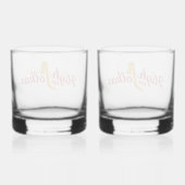 High on Polkas Logo Drinkware Set Whisky Glas (Achterkant)