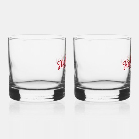 High on Polkas Logo Drinkware Set Whisky Glas (Rechts)
