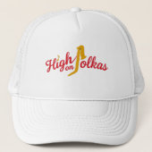 High on Polkas Logo Hat Trucker Pet (Voorkant)