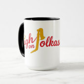 High on Polkas Logo Mug Mok (Voorkant links)