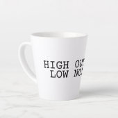 High Output Low Noise Tall Latte Mug Mok (Linkerhoek)