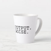 High Output Low Noise Tall Latte Mug Mok (Rechterhoek)