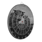 High Park Koe Mono Dartbord (Voorkant Links)