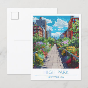 High Park New York Verenigde Staten Vintage Travel Briefkaart