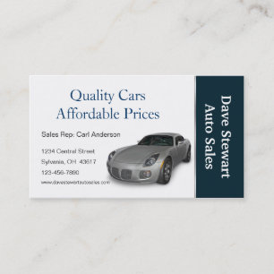 High Performance Automotive Service Shop Visitekaartje