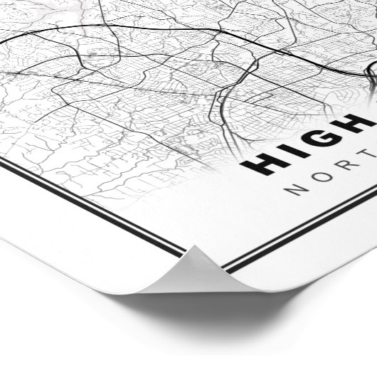 High Point Map Poster (Hoek)