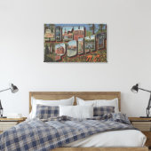 High Point, North Carolina - Large Letter Scenes Canvas Afdruk (Insitu (Slaapkamer))