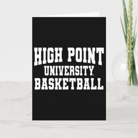High Point Panthers Universiteit Sketll 02 Sportli Kaart (Voorkant)